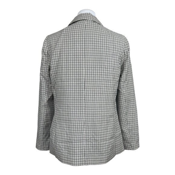 ASOS‎ Miss Selfridge One Button US 8 UK 12 Plaid Office Career Blazer Jacket - Picture 4 of 11